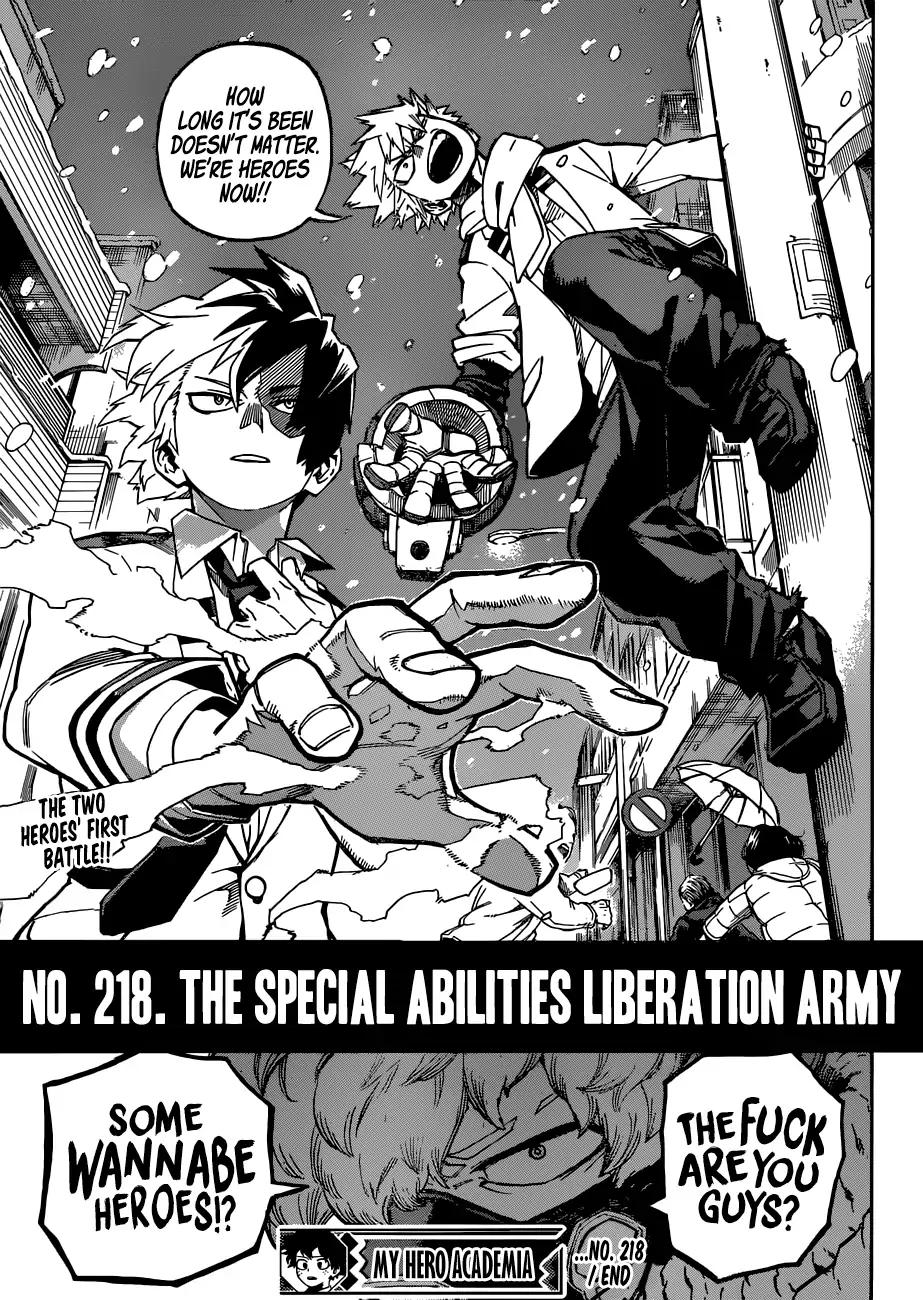 Boku no Hero Academia Chapter 218 16